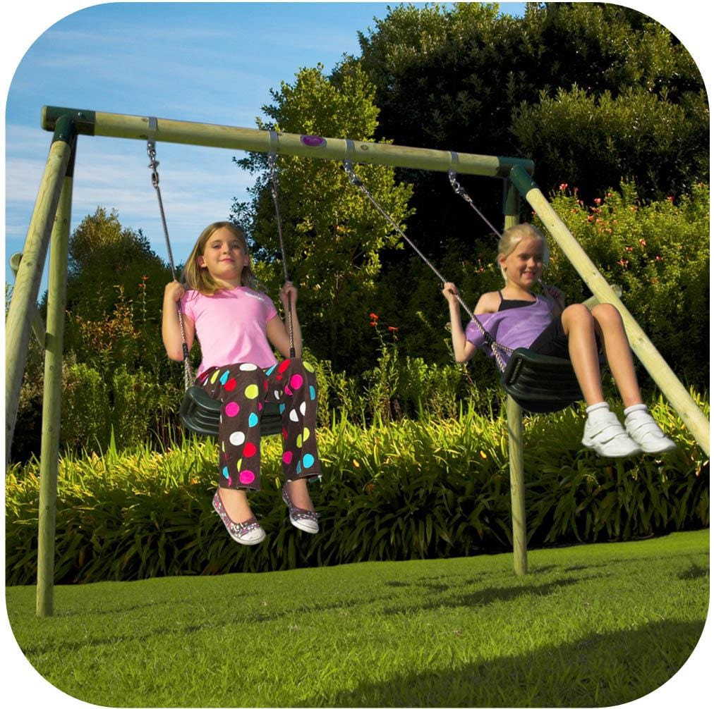 Plum® Marmoset Wooden Swing Set