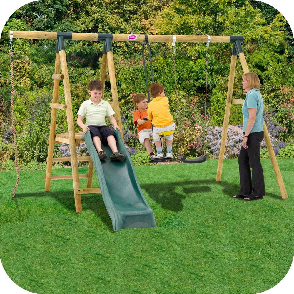 Plum® Meerkat Wooden Swing Set