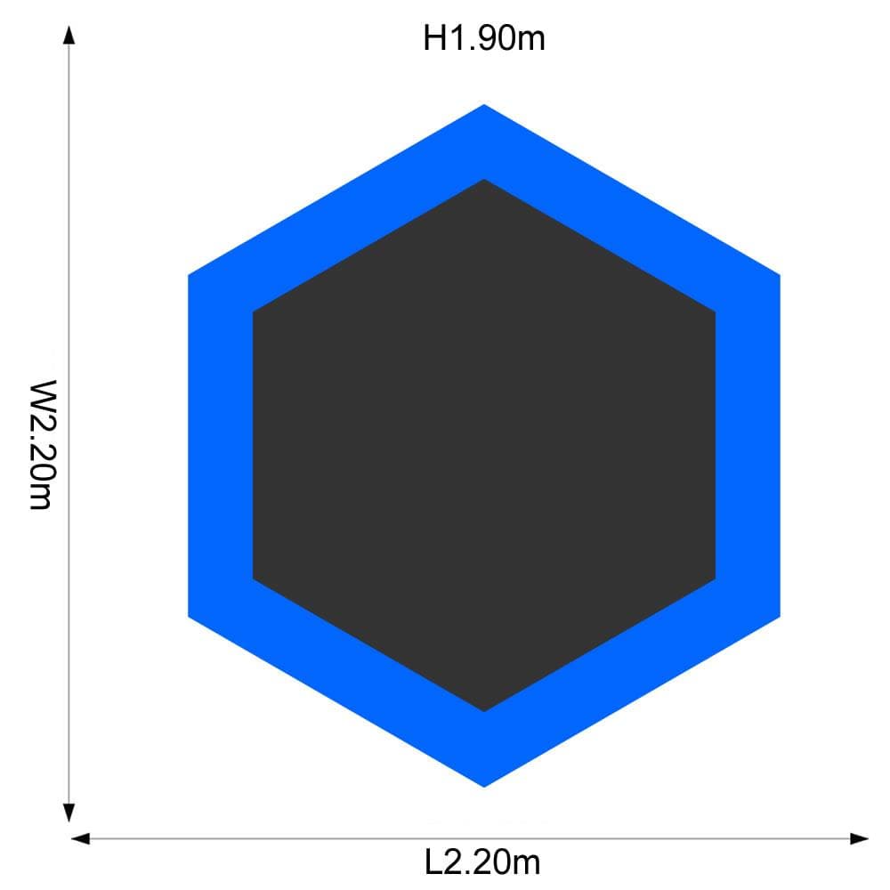 Plum 7ft Junior Jumper Trampoline Blue