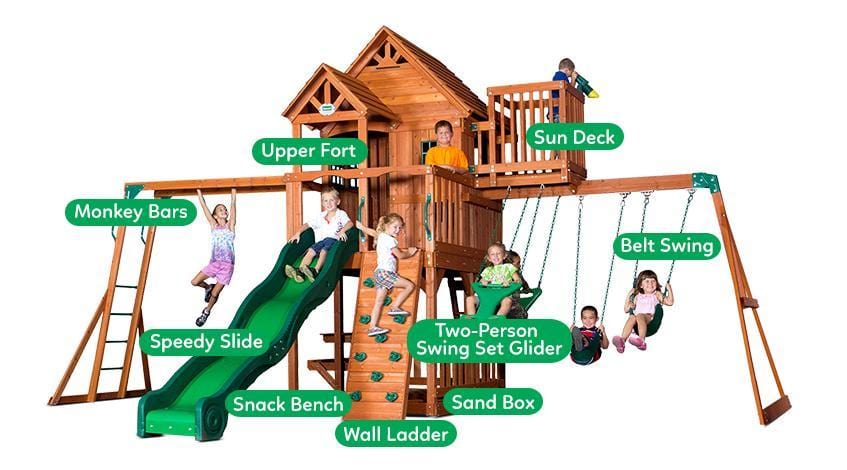 Lifespan Kids BYD Skyfort 2 Swing & Play Set