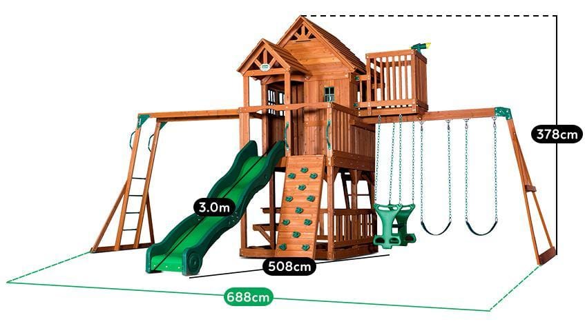 Lifespan Kids BYD Skyfort 2 Swing & Play Set