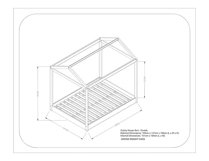Cubby House Kids Beds