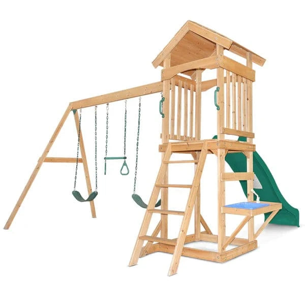 Albert Park Swing & Play Set (Green Slide)