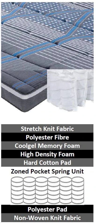 Mastercraft Boxed Mattress - Supreme Comfort Cool-gel