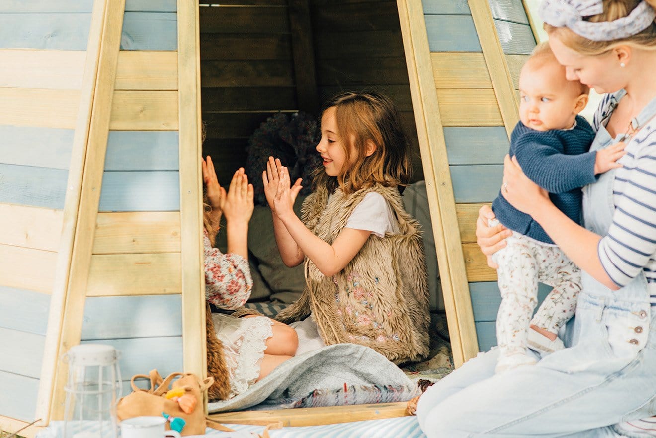 Plum® Grand Wooden Teepee Hideaway