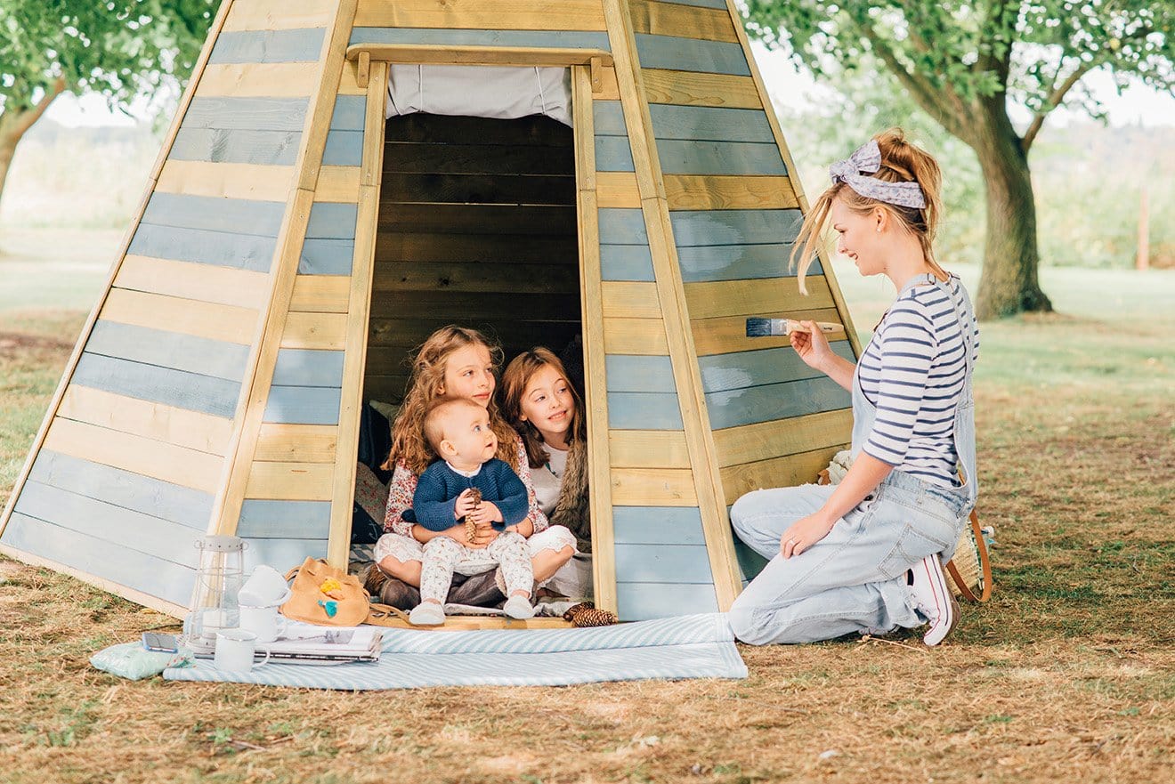 Plum® Grand Wooden Teepee Hideaway