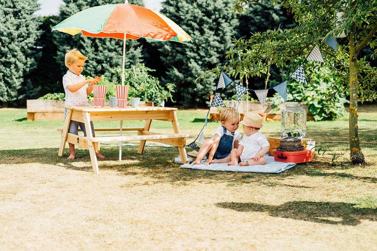 Plum® Picnic Table with Umbrella