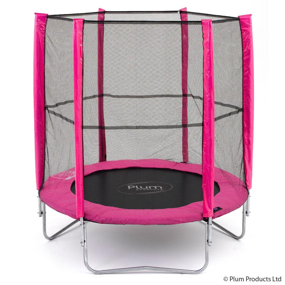 Plum 6ft Junior Trampoline Pink