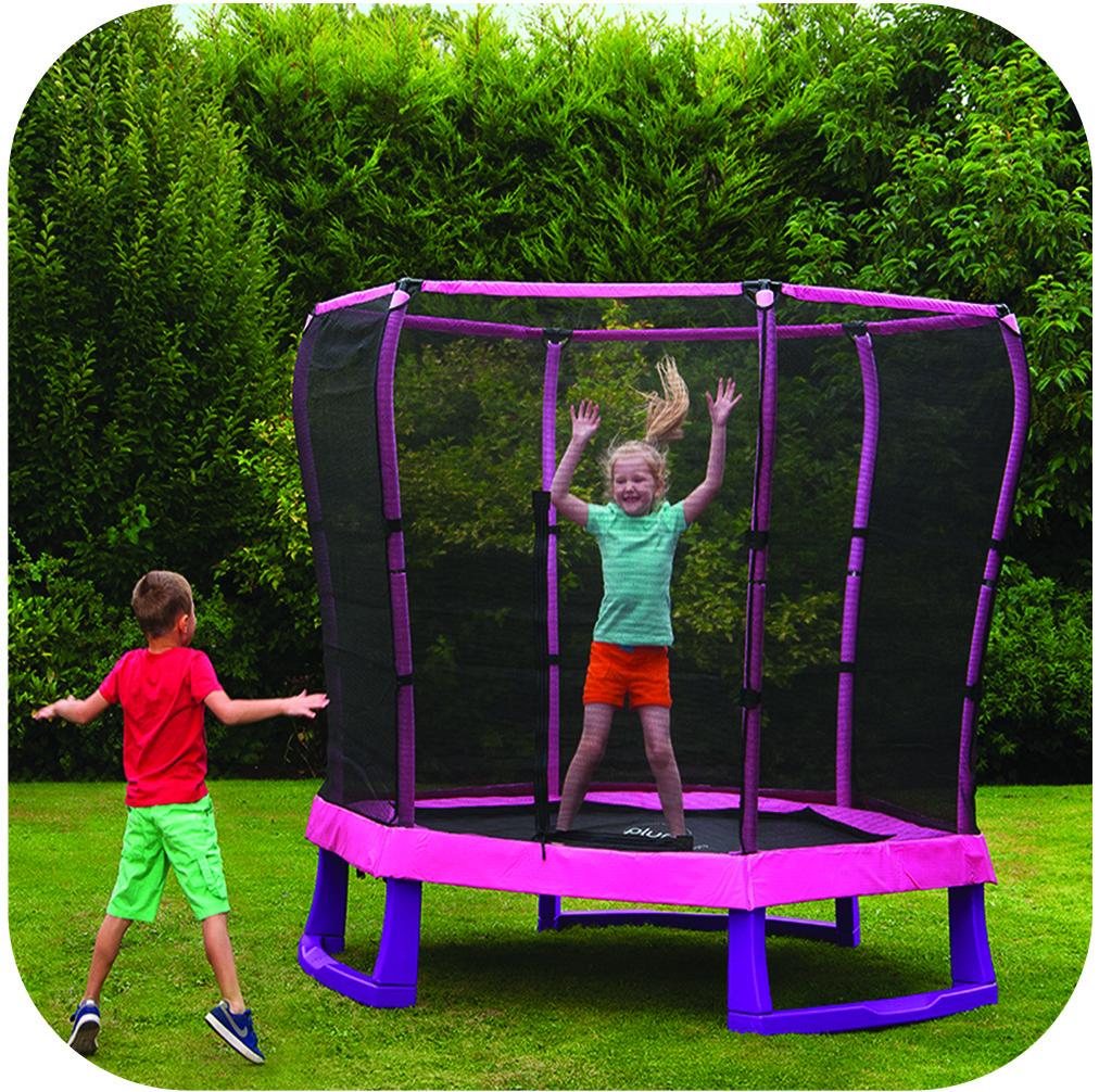 Plum 7ft Junior Jumper Trampoline Pink bubby cubby au