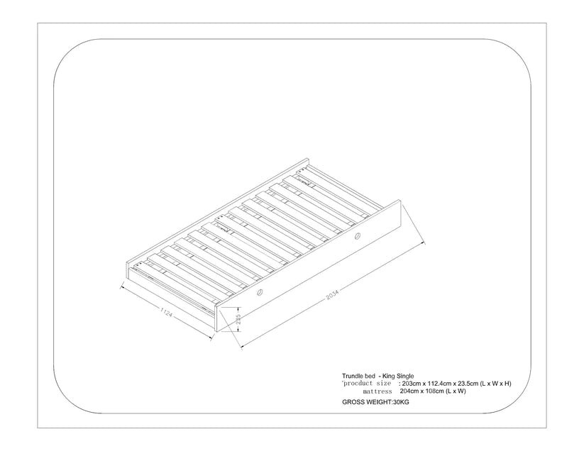 Trundle Bed Add-on