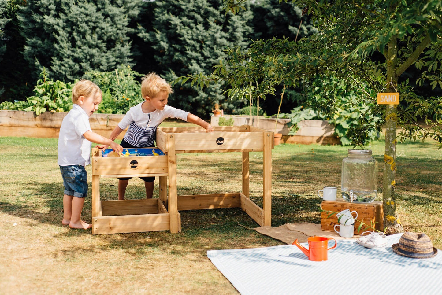 Plum® Sandy Bay Wooden Sand & Water Tables